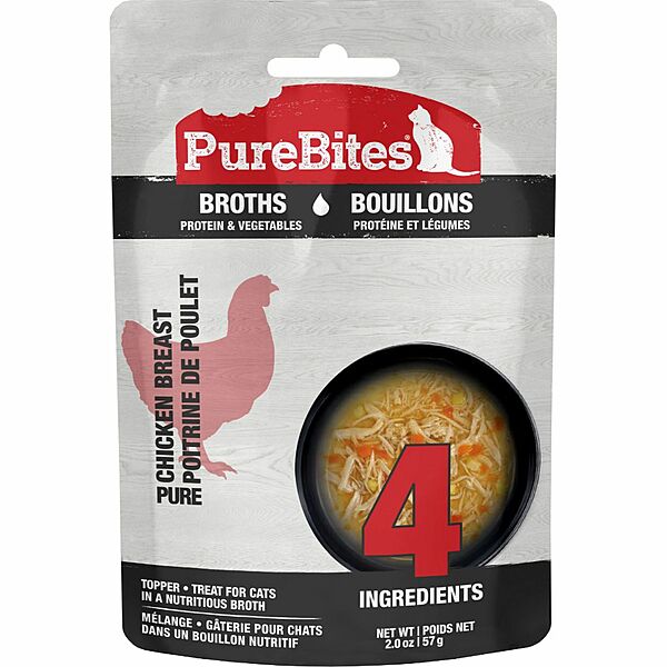 PureBites - Broths - Chicken 57GM | Cat