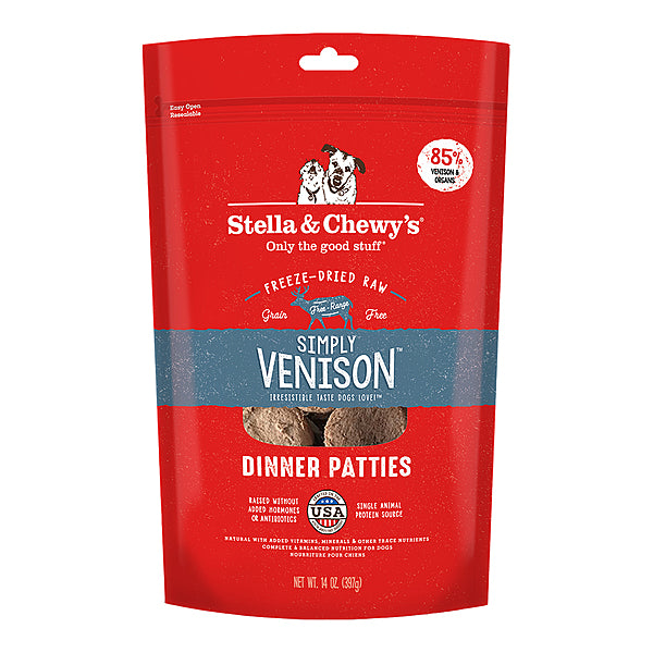 Stella&Chewy's Freeze Dried Simply Venison Patties