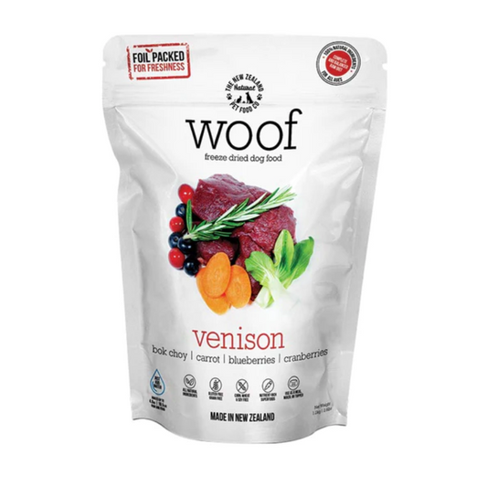 Woof - Freeze Dried - Food - Wild Venison 1kg