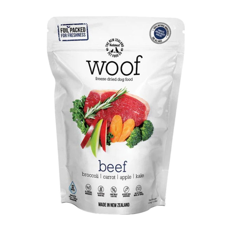 Woof - Freeze Dried - Food - Beef 1kg