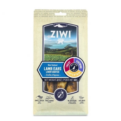 ZIWI Peak Chew Range Dog Lamb Ears Pouch 60g/2.1oz