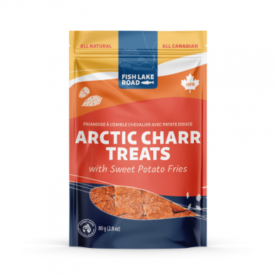 FISH LAKE RD Dog Treat Arctic Charr w/ Sweet Potato 80g