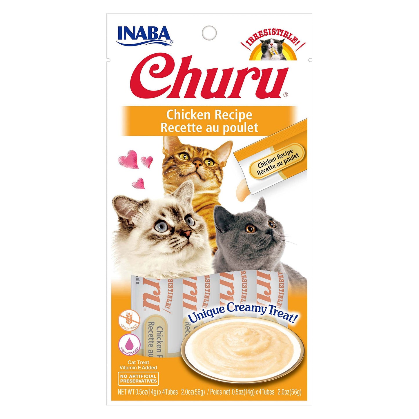 Inaba Churu Creamy Puree Cat Treat - Chicken