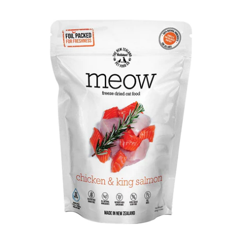 Meow - Freeze Dried - Food - Chicken & Salmon 280g