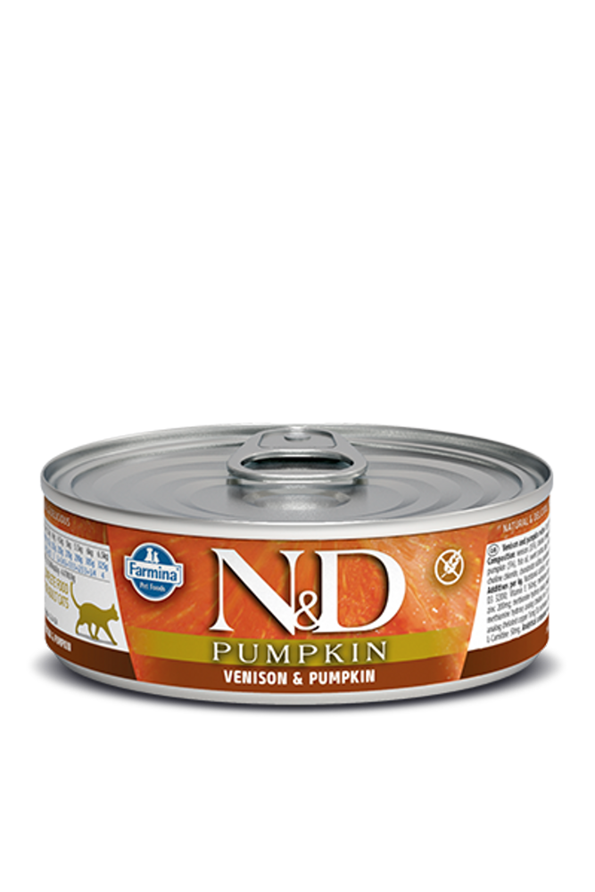 FARMINA N&D Cat Venison and Pumpkin /80g