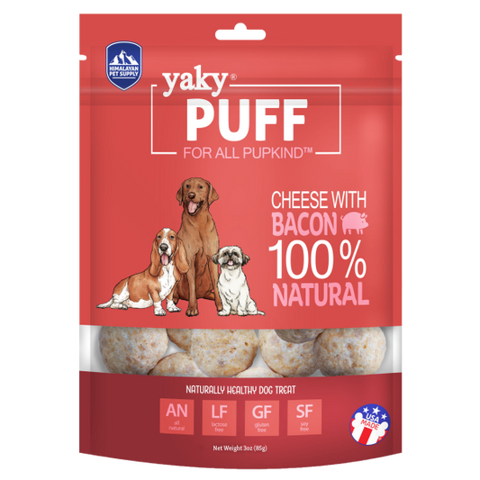 Himalayan Dog Yaky Puff Bacon 3 oz