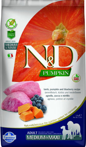 FARMINA Dog Pumpkin Lamb & Blueberry MED-MAXI