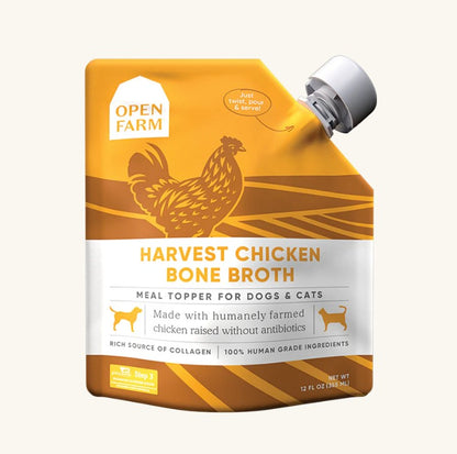 Open Farm - Bone Broth Topper Beef/Chicken/Turkey 12 oz