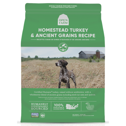 Open Farm Dog Ancient Grain Homestead Turkey 11 lb