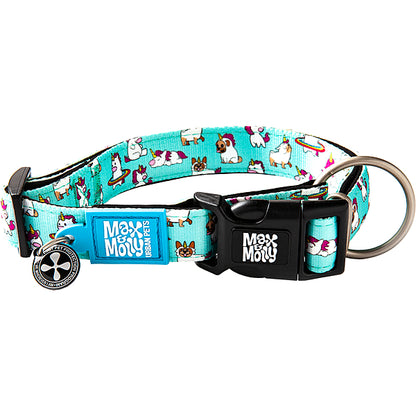 Smart ID Collar Unicorns Small 11-17" Small