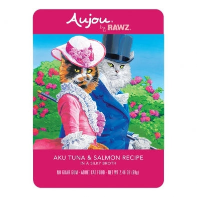 RAWZ AUJOU Cat Aku Tuna & Salmon Recipe 2.46 oz