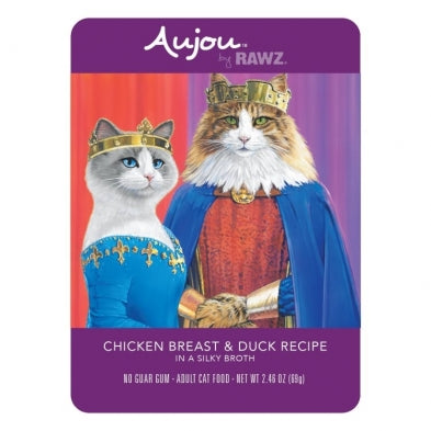 RAWZ AUJOU Cat Chicken Breast & Duck Recipe 2.46 oz.