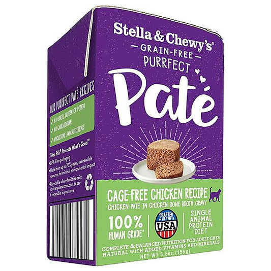 Stella&Chewy's Purrfect Pate Cage Free Chicken 5.5OZ | Cat