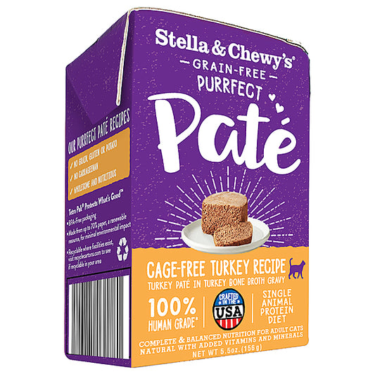 Stella&Chewy's Purrfect Pate Cage Free Turkey 5.5OZ | Cat