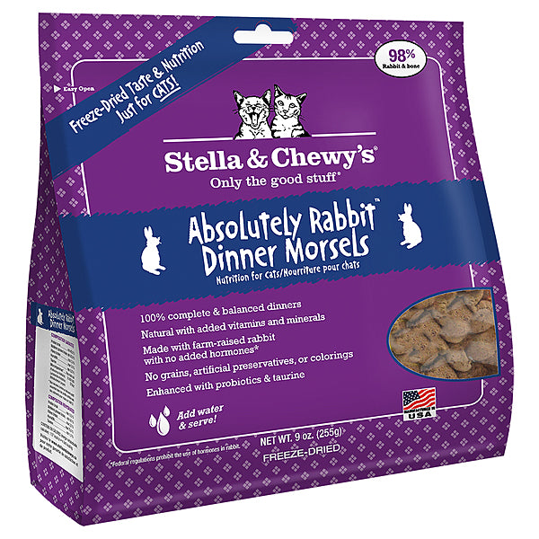 Stella&Chewy's freeze-dried Absolutely Rabbit 8oz