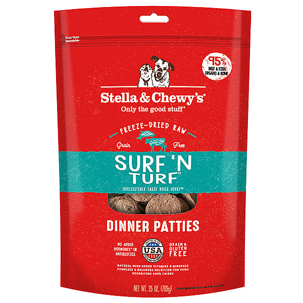 Stella&Chewy's Freeze Dried Surf & Turf Patties