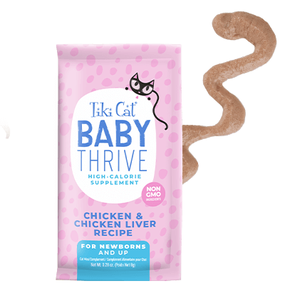 Tiki Cat - Baby Thrive Kitten Chicken & Chicken Liver Recipe Supplement