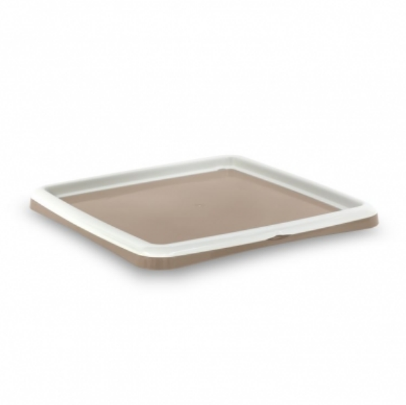 BERGAMO Puppy Pad Tray 22"x22" Taupe