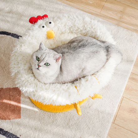 ZEZE Chicken Bed Platform & Scratching Post