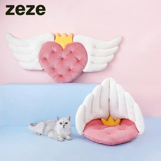 ZEZE Angel wings& hearts cushion/ bed