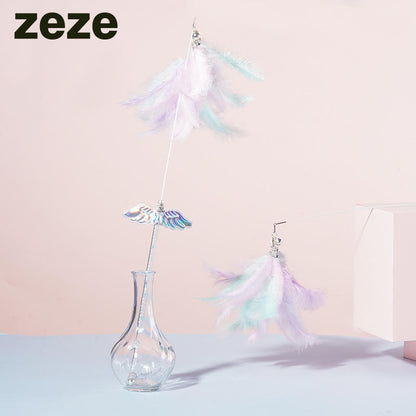 ZEZE Rainbow Feather Teaser